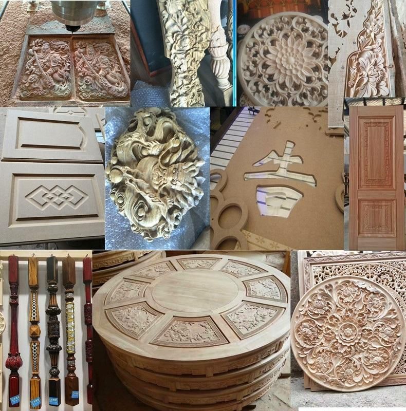 Hot Sale Automatic Good Price Woodworking PVC MDF Wood Carving Machine