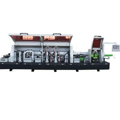 Pre-Milling Full Automatic Edgebander Automatic Linear Woodworking Panel Edge Banding Machine