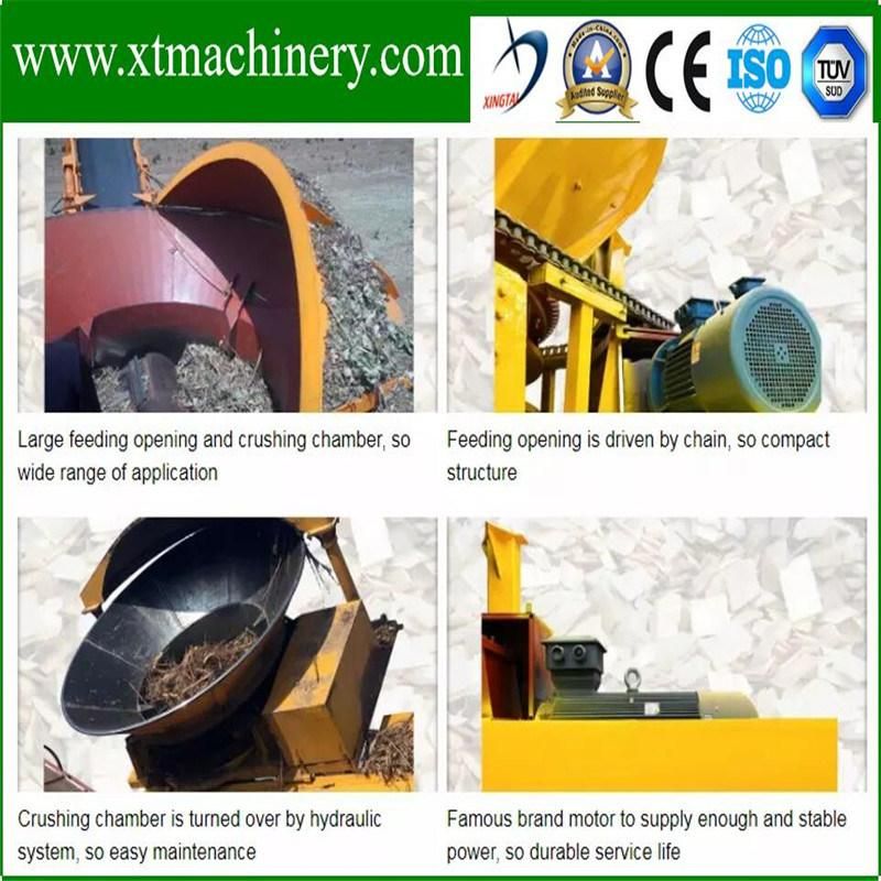 17ton Machine Weight, Steady Continuously Working Performance Log Stump Shredder