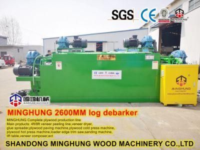 Log Peeling Machine/Wood Debarking Machine for Plywood Veneer