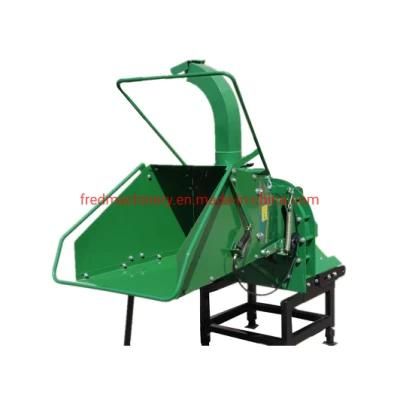 Forestry Machinery with Mechanical Feeding System 8inches Wood Shredder Wc-8m