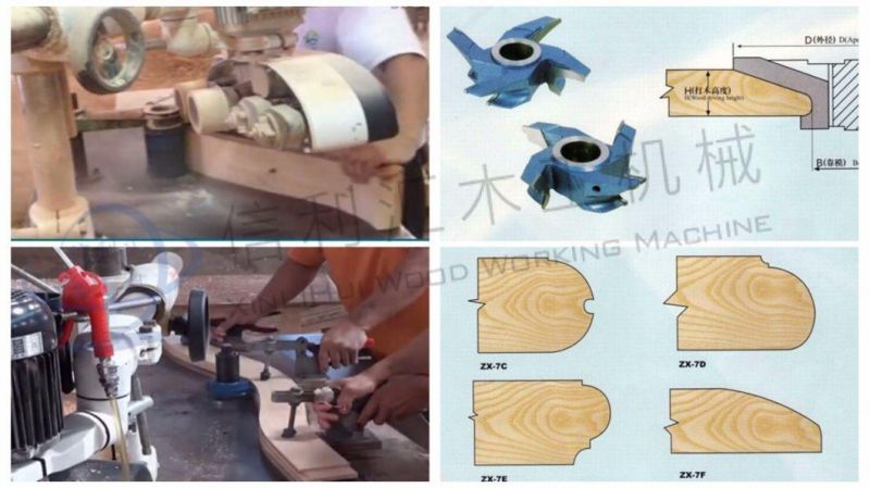Wood Slide-Table Miller for Planed Lumber/ The Price of Spindle Moulder Woodworking Machine with Sliding Table Hand Router Machine, Fresatrice Portatile