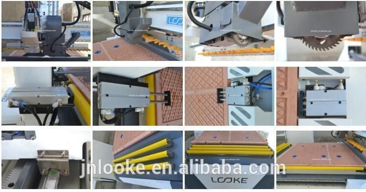 1325 2030 Woodworking Atc CNC Router Auto Tool Changer CNC Machine for Door Funitures Cabinets Linear Tool Magazine CNC Machinery