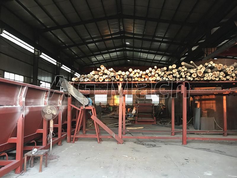 Mobile Log Debarking Machine Diesel Engine Wood Debarker for Sale