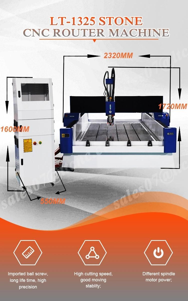 Stone CNC Router CNC Carving Marble Granite Stone Machines 6090 1212 1325 Low Cost Stone Cutting Machine with DSP Control System Price Hot Sale Marble Granite