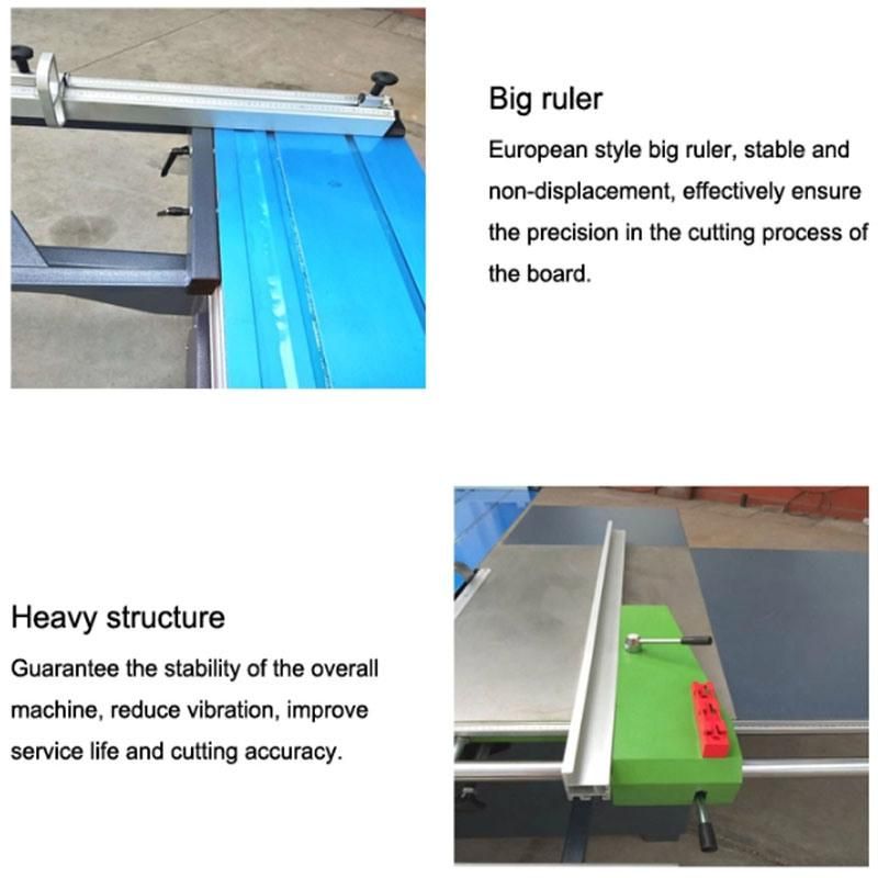 F45b High Precision Furniture Sliding Cutting Table Panel Saw for Cut Melamine Board