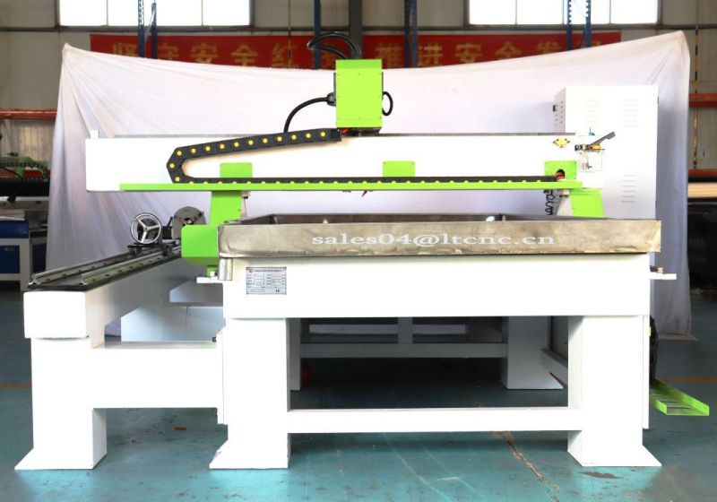 4X8 CNC Router Vacuum Table Wood Router 4th Axis Foam CNC Cutter MDF Cutting Machine 200mm Z Axis 6090 CNC Gantry Router