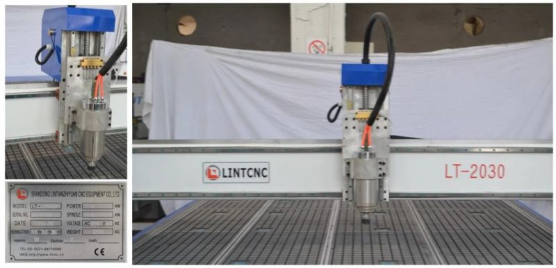 7.5kw Vacuum Pump Woodworking Machine CNC Router 2000*3000mm 4 Axis