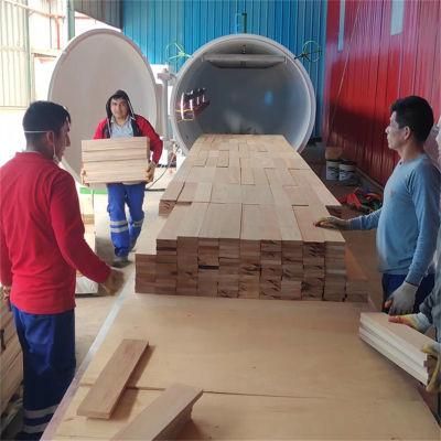 Vacuum Timber Drying Wood Seasoning Plant with High Frequency Generator