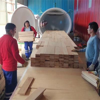 Vacuum Timber Drying Wood Seasoning Plant with High Frequency Generator