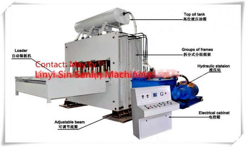 Automatic Short Cycle Lamination Hot Press Machine for Particle Board/MDF /Plywood