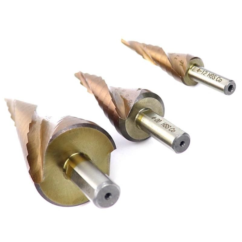 Triangle Shank Step Drill 4-124-204-32mm Reaming Step Drill