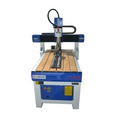 6090 6012 1212 CNC Router 4 Axis Wood Engraving Machine with 80 100 150mm Rotary Axis