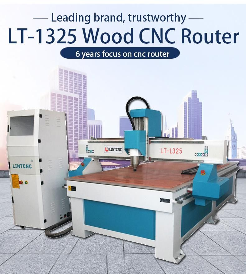Wood Cabinets Door CNC Router Machine with Vacuum Table 1325
