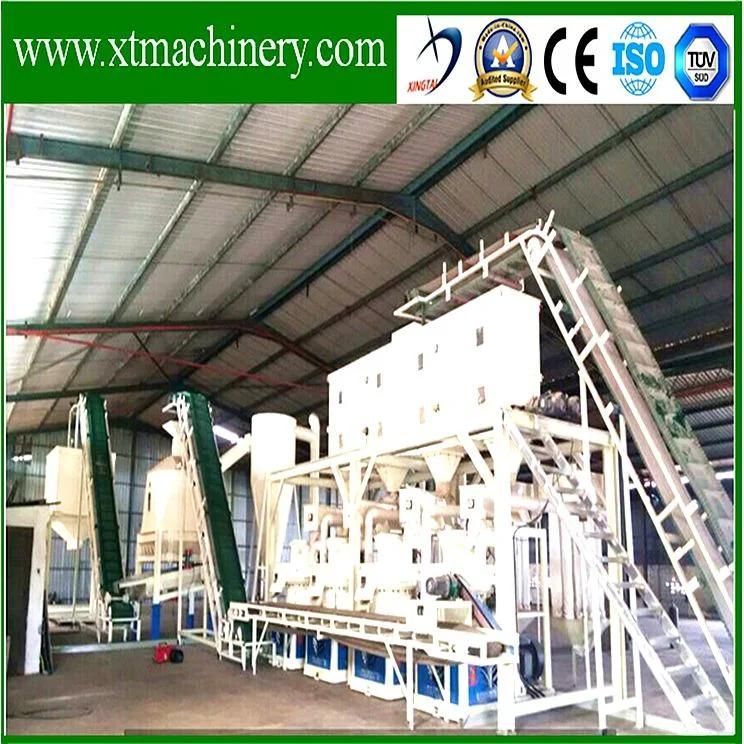 1t-1.5t/Hour, Steady Output, Auto Control Wood Pellet Mill Production Line