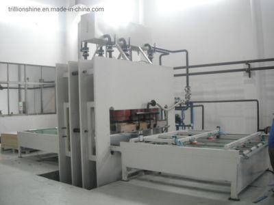 Short Cycle MDF/Chipboard Laminating Hot Press Machine/Melemine Short Cycle Hot Press