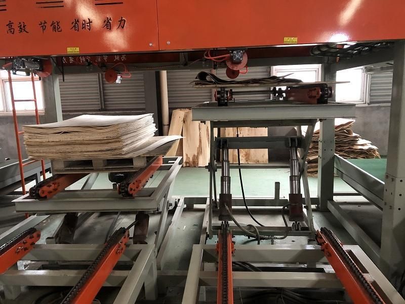 Automatic Veneer Stacker with Veneer Peeling Machine