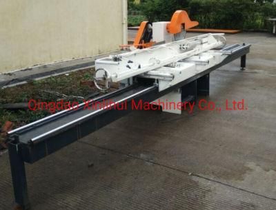 on-Site Installation Test Machine Log Push Table Saw Small Professional Production Roundwood Woodworking Mechanical Table Saw Fabrication Plate