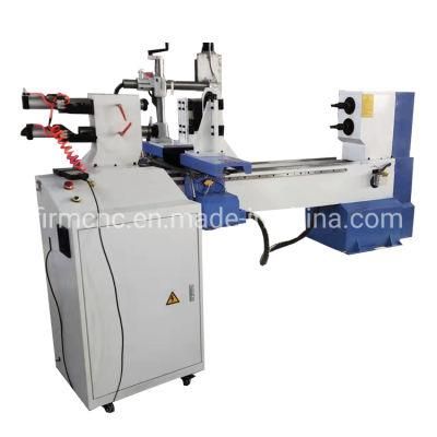 Two-Axis Automatic CNC Wood Lathe for Turning Engraving Stair Balusters