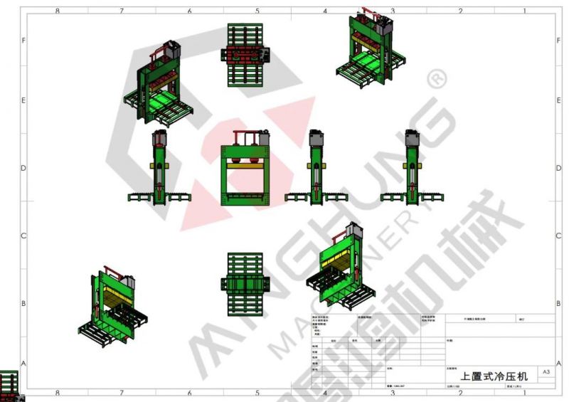 Veneer Press Machine for Woodworking Machinery