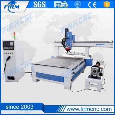 China Linear Atc CNC Router 4 Axis 3D Foam Wood Carving Machine with Rotary Axis