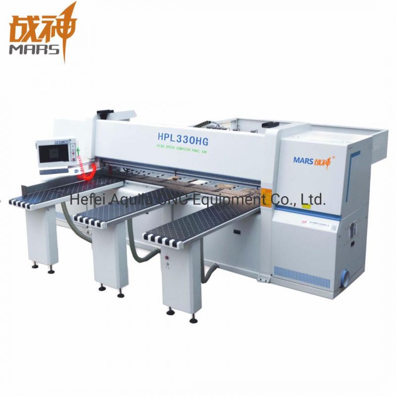 Mars HPL330hg Computer Control Full Automatic Electronic Wood Panel Saw Cutting Machine with Optimizer