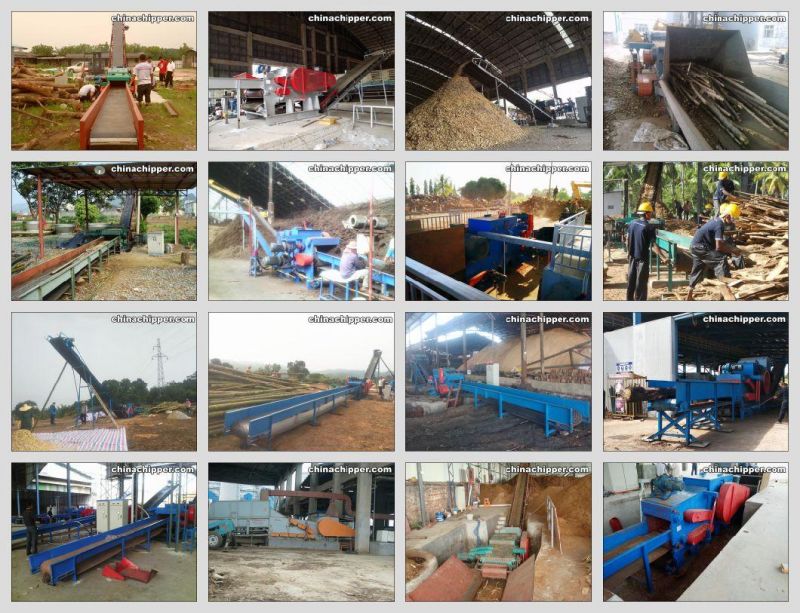 Bx218 Wood Chips Making Machine 18-20 Tons/H Drum Wood Chipper