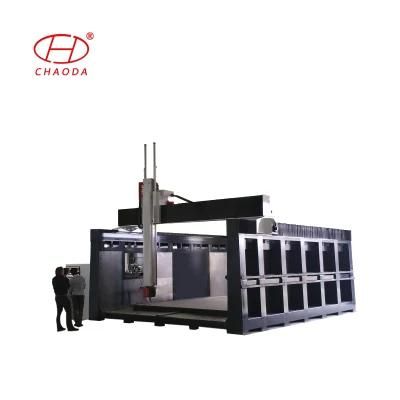 5 Axis CNC Router Machine with Rotary Axis for 3D Molding