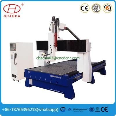 CNC Router with 4 Axis 180 Degree for 3D Carving