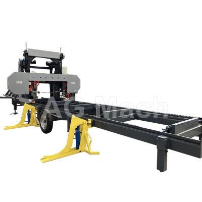 Portable Horizontal Bandsaw Mill Machine Automatic Band Saw for Sale