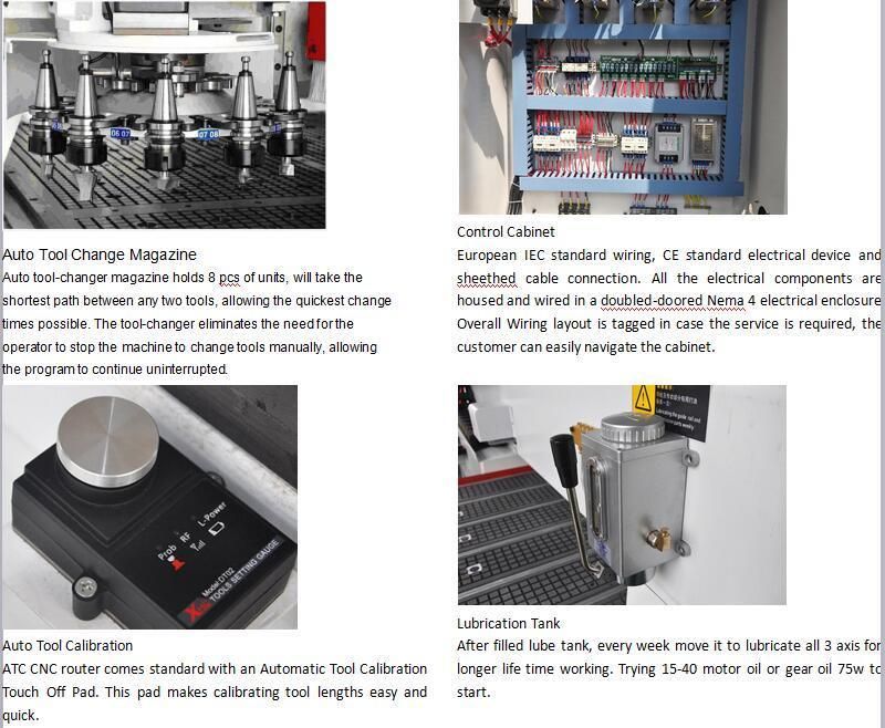 Professional Wood CNC Router Machine Fx1325 Atc