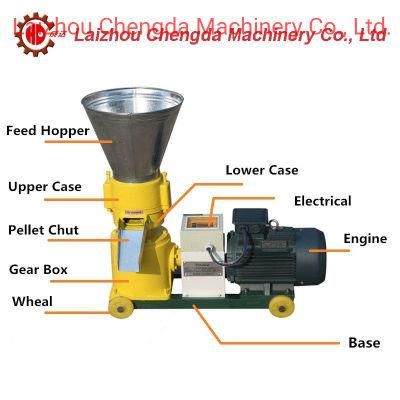 60-100kg/H Family Use Cow Sheep Pellet Mill with Ce