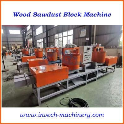 Electric Wood Chips Hot Press Machine Pallet Feet Making Machine