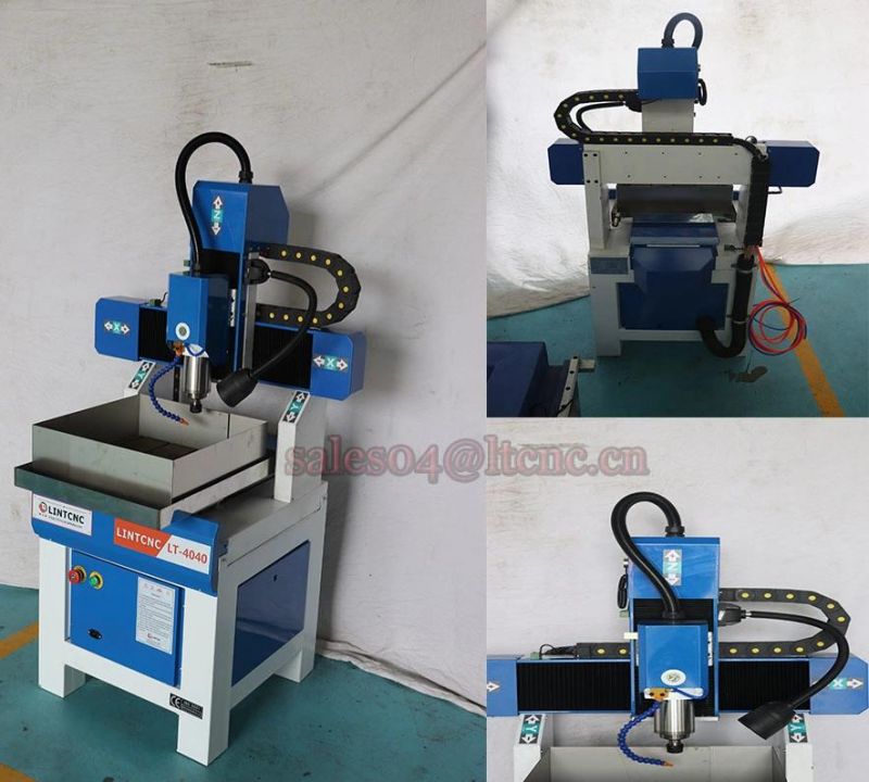 Table Moving 3D Milling Desktop CNC Machine Drilling Engraver Aluminum Copper Milling Machine for Wood