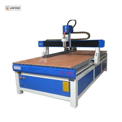 1.5kw Plastic Cutting Machine CNC Router 1300*2500mm with 100mm Rotary Attachment