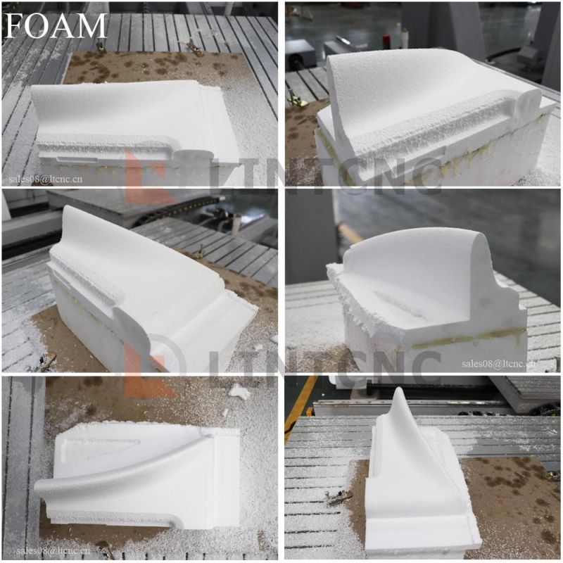 China 3D Woodworking 5 Axis CNC Router Milling 5 Axis CNC Router Machine Foam Processing Center for Foam Wood Plastic Metal