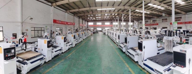 Mars Xe300 1325 CNC 6kw+4.5kw Spindle 5+4 Drilling Bank Router Wood Machinery