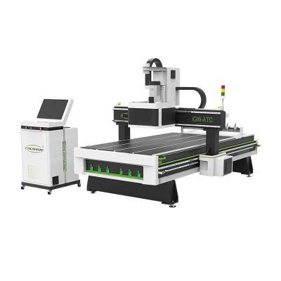 Easy Operation Multi Head Carving Machine Wood Working CNC Router 1325