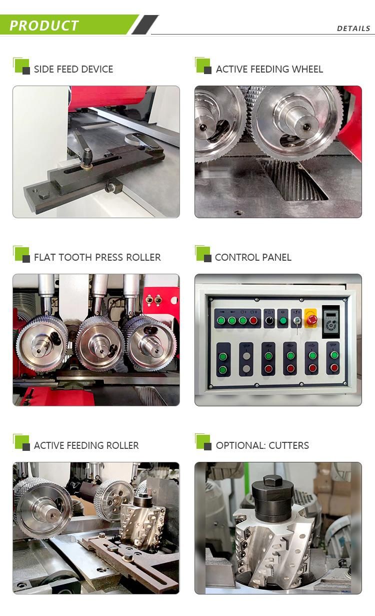 Woodworking Six Spindles 4 Sides Planer Machine