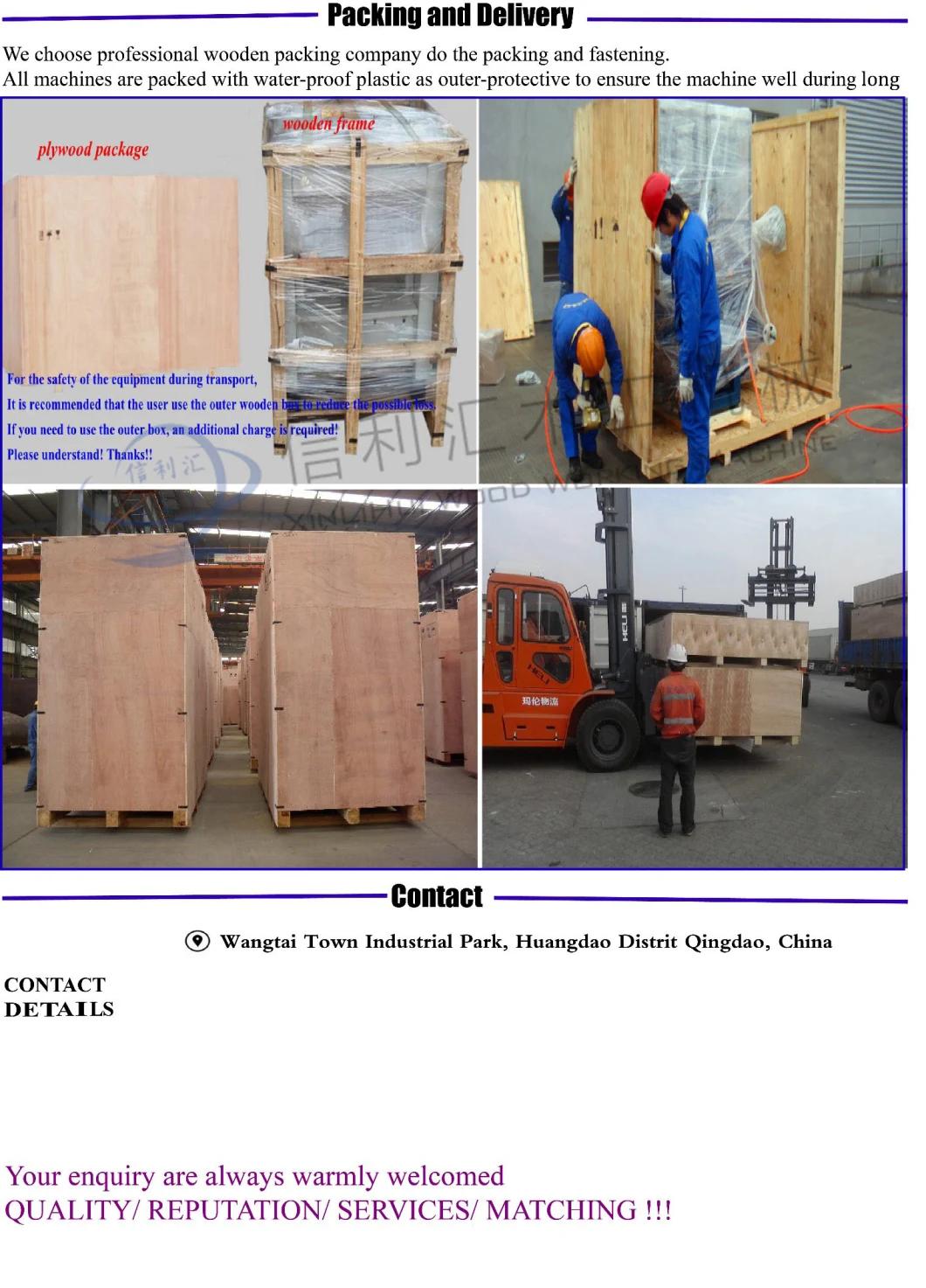 2018 New Style Doors and Windows Edge Polishing Machine Type 1300r-R Manual Vertical Wood Sanding Three Sides Wood Door Frame Sanding Machine