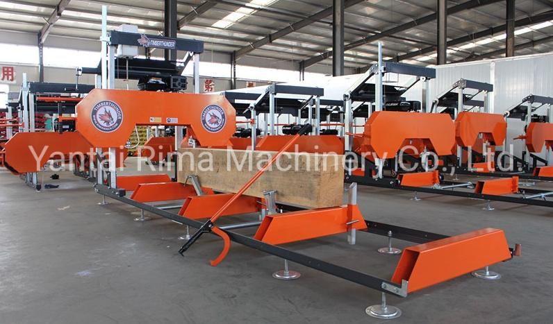 Gasoline Engines Horizontal Wood Band Log Sawmills