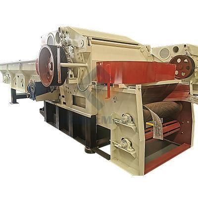 Large Waste Wood Pallet Crushing Machine with Nail Removing Function