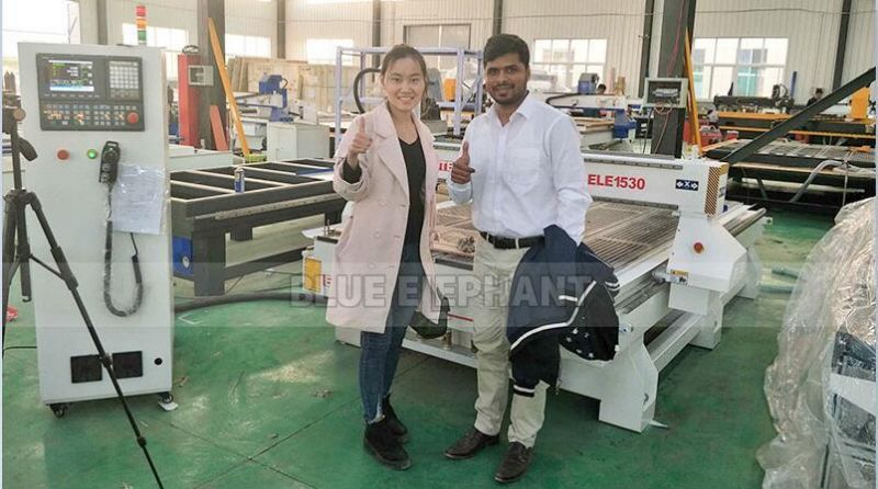 Jinan Blue Elephant 2240 Woodworking CNC Large Counter Tops Table CNC Router Machine Price