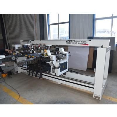 Six Lining Industrial Woodworking Hole Multi Drilling Machine