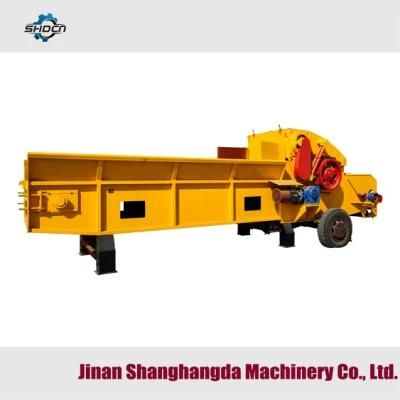 Shd Large Capacity 4-50t/H Wood Crusher Machine/ Industrial Drum Wood Chipper