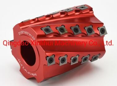 100mm D X 35mm Bore Insert Router Bit Tool Insert Spiral Jointing Cutter Tool CNC Rough Rabbeting Bore Shaper Cutter