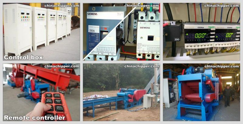 55kw Bx216 Wood Slab Chipping Machine Manufacture Factory