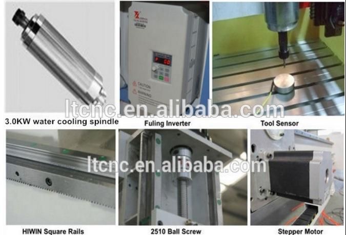 3.0kw Spindle 1325 CNC Router 3D Milling Machine 4axis Wood CNC Router 5axis
