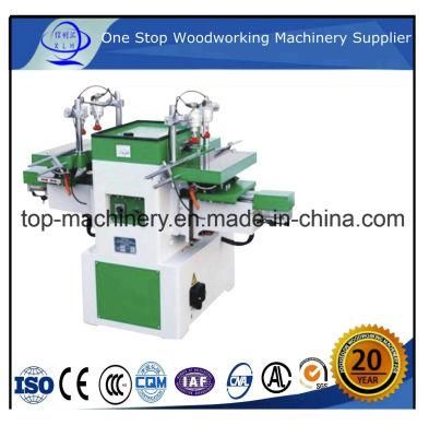Horizontal Double-End Drill Ms3112 Wood Mortiser Machine Chain Mortising Boring Machine Solid Wood