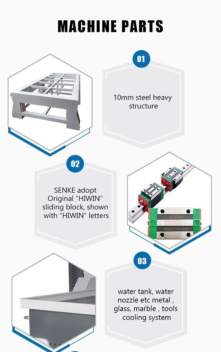 Senke CNC Router Marble/Stone CNC Cutttting Machine